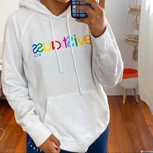 White Levi’s hoodie!